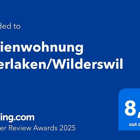 Ferienwohnung Interlaken/Wilderswil Kültér fotó